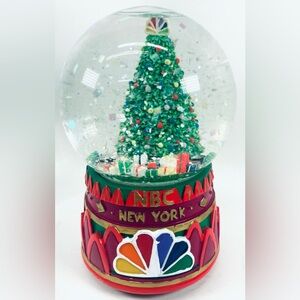 NBC Television New York NYC Christmas Tree Musical Snow Globe Winter Wonderland